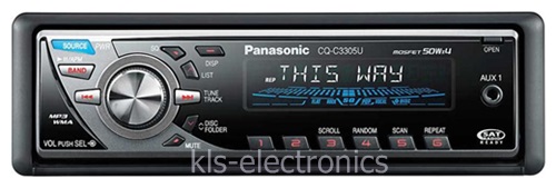 Panasonic cq-c3305u radio cd service