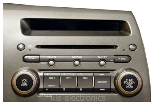 Honda radio cd  service mechanism