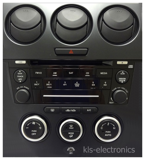 Mazda 6 2008 radio cd control clima service