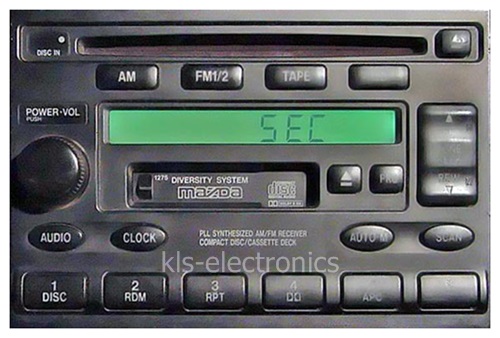 Mazda radio cd cc service