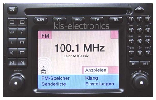 Mercedes comand 2.0 210 radio cd navi service