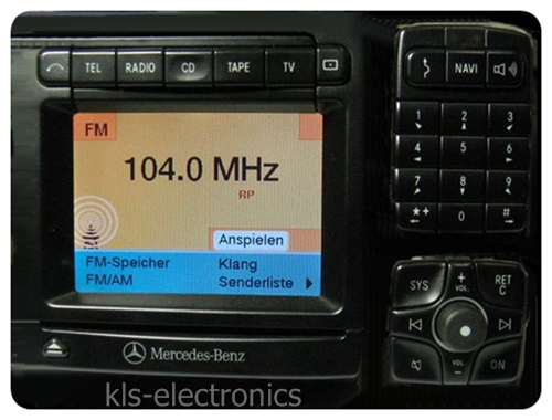 Mercedes comand 2.5  radio cd navi 220 215 service