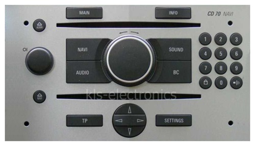 Opel cd70 radio cd navi service