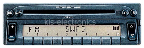 Porsche cdr21 becker radio cd service code