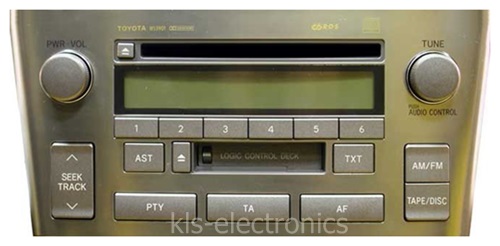 Toyota avensis radio cd cc service