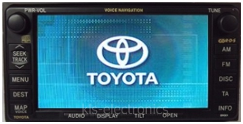 Toyota radio cd navi B9000 service