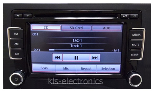VW rcd510 radio  cd service code unlock
